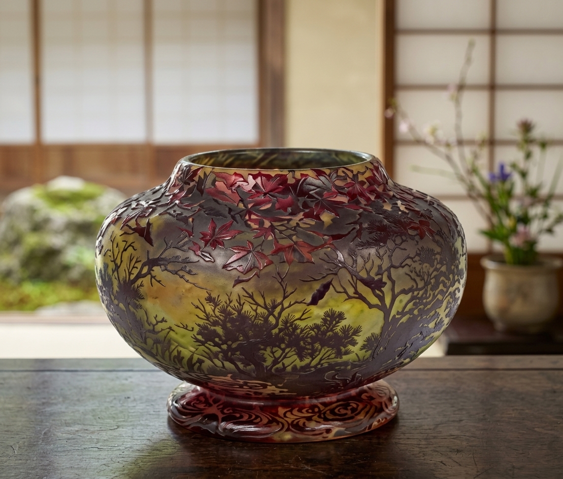 西洋装飾のガラス花瓶|骨董品買取の査定対象 西洋装飾のガラス花瓶|骨董品買取の査定対象