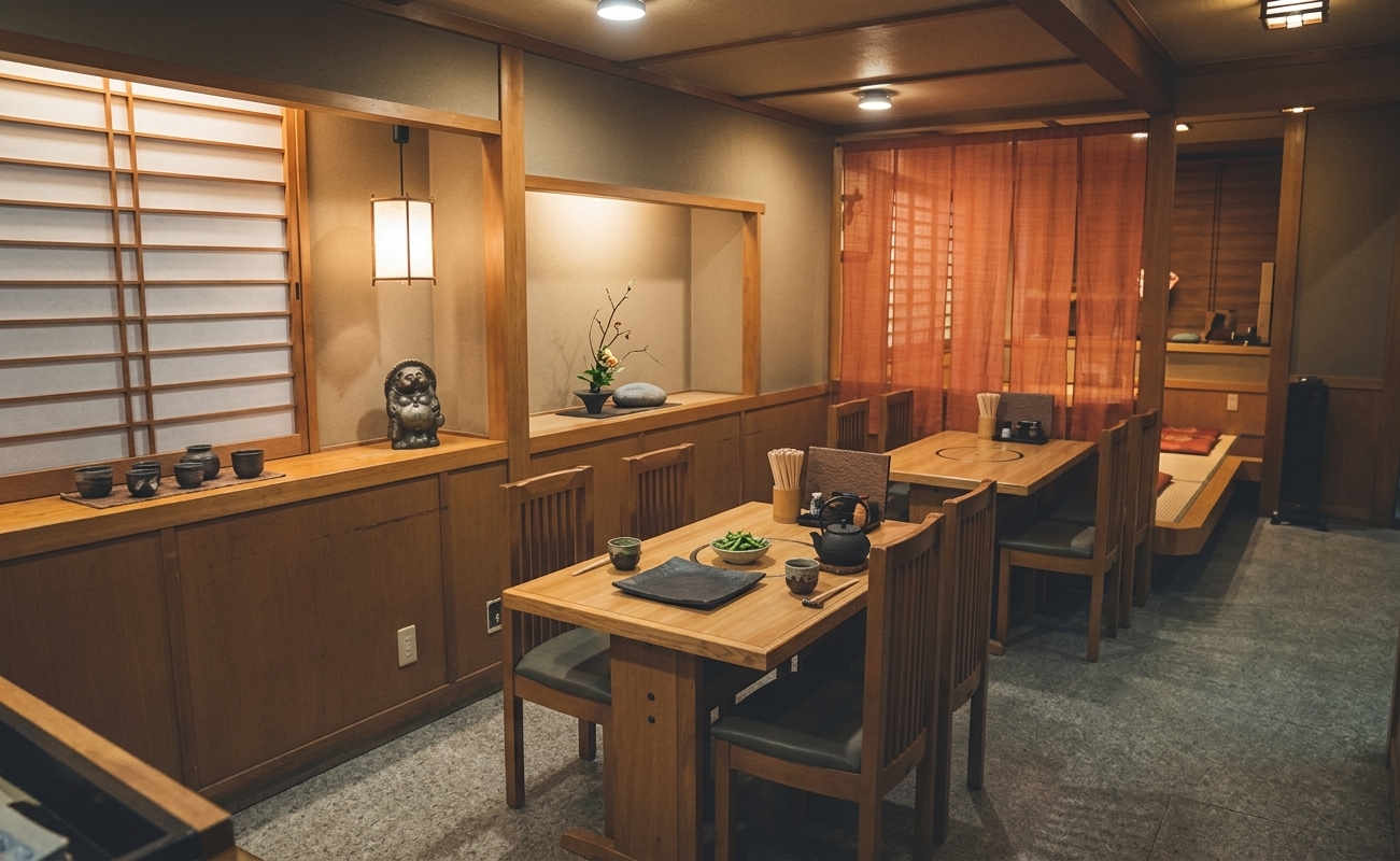 和食店の店内｜店舗・飲食店のネズミ対策
